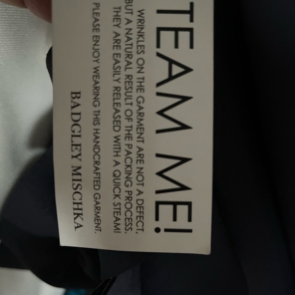 BADGLEY MISCHKA blue size 12 new with tags great mother of the bride dress - Picture 8 of 11